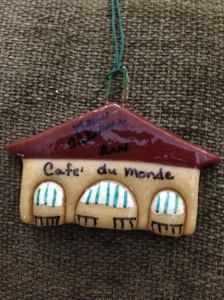 From Ben Venable - My brother LOVES New Orleans, so an ornament of Cafe du Monde was a perfect fit for him!